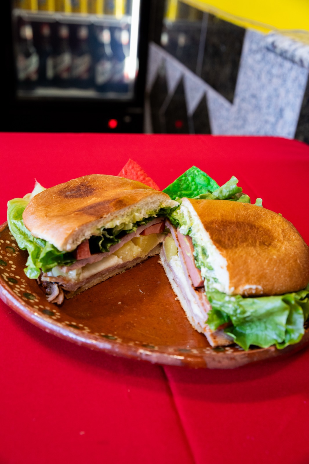 Torta Hawaiiana with ham, pineapple and cheese